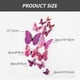 thumbnail image 2 of Decoración de pared de mariposas, 24 unidades, pegatinas 3D de mariposas para decoración de fiestas con imanes (coloridas, 24), 2 of 6