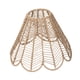 thumbnail image 4 of Sala de lámpara hecha de cuerda de papel tejido, en forma de tambor, decoración decorativa del hogar, órdenes de lámparas boho tejidas a mano únicas,, 4 of 5