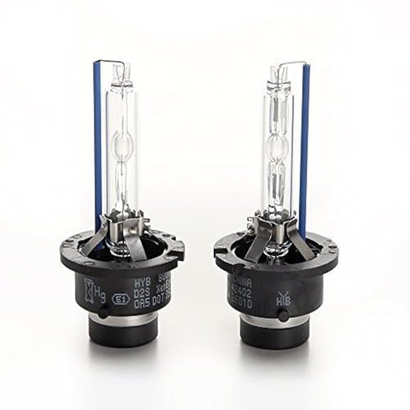 Bombillas HID HYB D2S 8000 K, 2000 lm, xenón blanco diamante (paquete de 2)