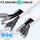 thumbnail image 2 of Ocultador de Cables Rindion 216 cm Autoadhesivo 6 piezas Blanco, 2 of 7