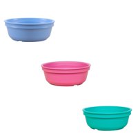 Replay Recycled - Set 3 Bowl Ecológico Denim-Fucsia-Aqua
