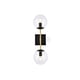 thumbnail image 1 of Aplique de Pared Living District Neri 2 Luces Latón Negro 110V, 1 of 9