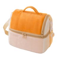 Magideal - Bolsa De Cosméticos De Viaje Bolsa De Aseo Bolsa De Hombro Bolsa De Maquillaje Portátil De Gran Capacidad Bolsa Cruzada De Pan Tostado Para Accesorios