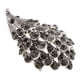 thumbnail image 3 of Pin De Broche De Animal Con Forma De Puercoespín Erizo De Diamantes De Imitación Con Brillo Lindo Plateado, 3 of 5