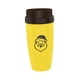 thumbnail image 1 of Taza Giratoria Sin Tapa Portátil Con Taza De Café Con Aislamiento De Paja De Acero Inoxidable Papá Noel Amarillo, 1 of 3