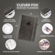 thumbnail image 2 of Planificador Clever Fox 15 cm x 21 cm Gris Oscuro, 2 of 9
