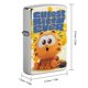 thumbnail image 2 of Garfield-theme Copper Metal Lighter Shell, Premium Replacement Refillable Lighter Case with Durable Metal Construction, Compatible with Zippo and Most Standard Lighter Models, 2 of 6