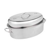 Bothyi - Vaporera Ovalada De 16 Pulgadas Para Pescado, Olla Multiusos Para Pasta, Asador, Patatas, Cereales, Huevos