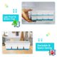 thumbnail image 5 of Bandejas para hielo SVOST Pack de 2 unidades 4.5 cm Cuadradas Grandes sin BPA, 5 of 7