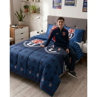 Myl Todo Hogar - Plumón Estampado U. De Chile 2 Plazas Máximo Confort Y Suavidad