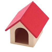 Magideal - 1:12 Casa De Muñecas Miniatura Mascota Perro Gato Casa Simulación Muebles Modelo Juguetes Adornos Hogar Paisaje Suministros Muñeca Accesorios Decoraci Rojo