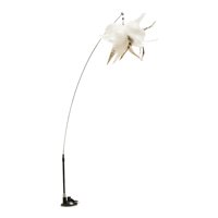 Ioensy - Cat Stick Toy Feathers Base De Ventosa Fuerte Mejora Del Coeficiente Intelectual Para La Captura