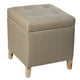 thumbnail image 1 of Pouf Baúl Rucato Beige Omega 46x46x50 cm, 1 of 3