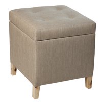 Máxima Design - Pouf Baúl Rucato Beige Omega 46X46X50 Cm