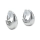 thumbnail image 1 of Aros Sin Perforación Argollas Chunky small Bañadas En Plata, 1 of 3