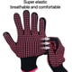 thumbnail image 4 of guantes antideslizantes de silicona resistentes al calor, se utilizan con la mayoría de las herramientas para peinar el cabello, como planchas y rizadores, adecuados para todas las manos, fáciles de p, 4 of 6