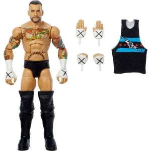 Figura De Acción Mattel Wwe Top Picks Elite Cm Punk 15 Cm Con Acc