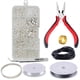 thumbnail image 1 of 900pcs Jewelry Making Starter Kit Earrings Necklace Findings DIY Beads Plier Tools Set Jewelry Repair Tool Set Jewelry Accessories Suitable For Adults And Beginners, 1 of 3