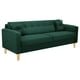 thumbnail image 2 of Sofa New Retro 3CG Felpa 05 Verde Botella, 2 of 6