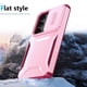 thumbnail image 3 of Funda Resistente para Samsung Galaxy S23 FE con Tapa Deslizante y Protección Militar Rosa, 3 of 6