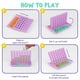 thumbnail image 5 of Juego Bonnyco Mini 4 in a Row, paquete de 16 con bolsas de regalo para niños mayores de 5 años, 5 of 9