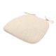 thumbnail image 1 of Cojín Para Silla Con Lazos Sillas De Comedor Cojín De Asiento Antideslizante Beige, 1 of 5
