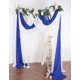 thumbnail image 3 of Tela Cytdkve 9 m Cortinas de Gasa para Arco de Boda, 2 Paneles (Azul/Blanco), 3 of 8