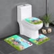 thumbnail image 1 of Pequeña Lola Visita la Ciudad Juego de 3 alfombras de baño de coral fleece: tapete de baño + alfombra de inodoro en forma de U + funda de tapa de inodoro en forma de O, 1 of 6