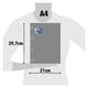 thumbnail image 2 of Block A4 de 100 hojas Cuadriculado Oxford Colores Surtidos, 2 of 12