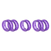 Magideal - 5 Uds Tijeras De Silicona Anillos De , Anillos Protectores, Inserciones De Empuñaduras Suaves Para Tijeras De Mascotas, Aseo, Corte De Cabellero, , Púrpura Violeta