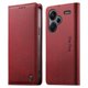 thumbnail image 1 of Funda Billetera de Cuero para [Xiaomi Redmi Note 13 Pro Plus], Bloqueo RFID, Tarjetas y Soporte Rojo, 1 of 5