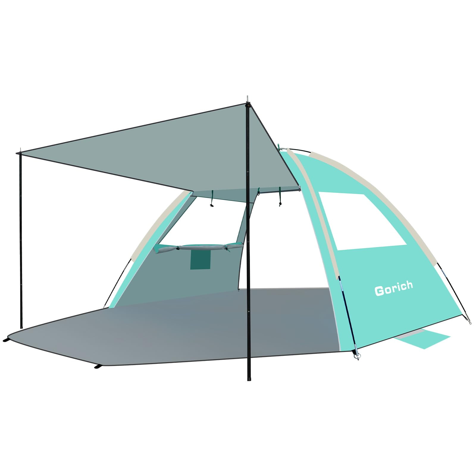 Carpa De Playa Gorich Con Toldo, 210 X 140 X 120 Cm, Upf50+