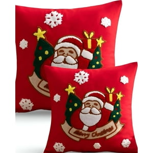 Genérico - Set De 2 Fundas De Cojin Para Navidad K8