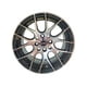 thumbnail image 2 of Juego de Llantas 14x6.5 4x100/4x114.3 Et10 black machined H2371, 2 of 3