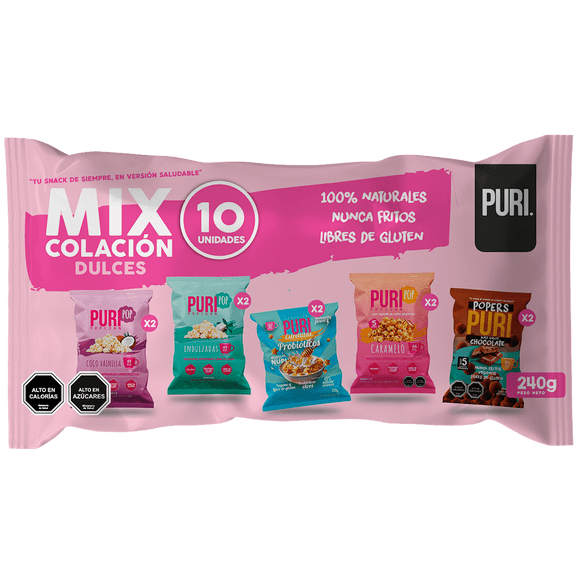 Puri Pack Colaciones Dulces 10 Unidades