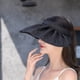 thumbnail image 5 of Sombreros plegables con visera para mujer, de ala ancha, para verano, plegables, 5 of 5