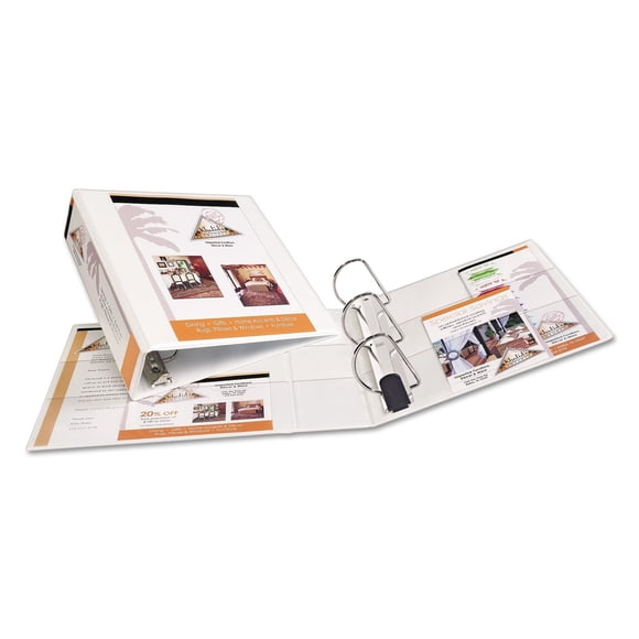 View Binder Avery 05604 Slant Ring, tapa antiadherente de 3 pulgadas