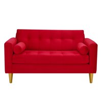 Bodevir - Sofa Retro 2C Felpa 01 Rojo