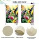 thumbnail image 4 of Bandera de jardín LienzoFest 30 × 46 cm, doble cara, con colibrí, 4 of 7