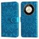 thumbnail image 1 of Funda tipo cartera FOXDOCK para Honor Magic 6 Lite , diseño girasol en relieve, cuero PU, cierre magnético, soporte y tarjetero, 1 of 5