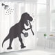 thumbnail image 2 of 1pc Cute Dinosaur Pattern Shower Curtain With 12 Hooks, Waterproof And Mildew-Proof Fabric Bath Curtain, Bathroom Decor, Curtain For Windows, 60*72in, 2 of 4
