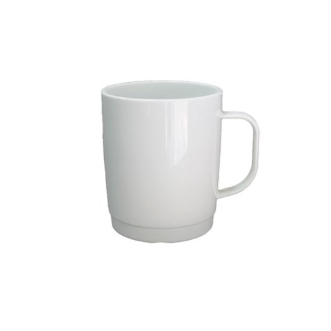 Gastroplast - Set De 4 Mug Policarbonato Blanco 300 Ml