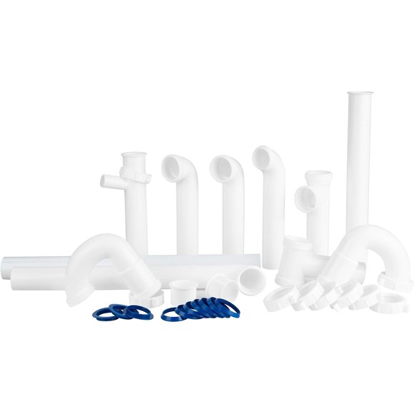 Kit de desagüe para fregadero Variimage de 1,5 pulgadas, 30 piezas