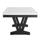 thumbnail image 3 of Juego de Comedor 6 Sillas Moderno Rodeus Mármol Blanco, 3 of 8