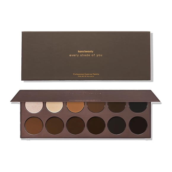 Kit de cejas Kara Beauty Every Shade of You con polvos y pomadas