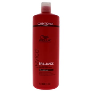 Wella - Acondicionador Invigo Brilliance Para Cabello Grueso De Para Unisex - Acondicionador De 33,8 Oz
