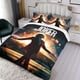 thumbnail image 3 of Película del Guasón Conjunto de sábanas temático, trío de piezas, cómodo y amigable con la piel, diseño único, regalo de decoración para el hogar para familiares, amigos y fans, 90 cm * 190 cm, 3 of 6