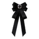 thumbnail image 4 of Broche de cinta con lazo preatado para mujer, con para mujer y niña, pajarita elegante para accesorios de disfraces, blusa de fiesta de negro, 4 of 5