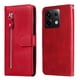 thumbnail image 1 of Funda con Cremallera para Xiaomi Redmi Note 13 Pro 5G, Carcasa Cartera de Cuero PU con Soporte y Tarjetero, 1 of 6