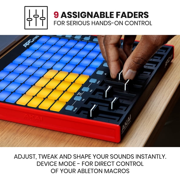 【jckmk】Akai APC Mini MK2 MIDIコントローラー AKAI Professional APC Mini MK2 - Controlador USB MIDI Pad para